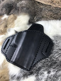 Leather Pancake Style Holster made for Springfield Armory Hellcat RDP