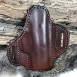 Leather Pancake Style Holster made for Springfield Armory Hellcat RDP