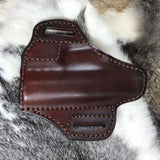 Leather Pancake Style Holster made for Springfield Armory Hellcat RDP
