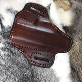 Leather Pancake Style Holster made for Springfield Armory Hellcat RDP