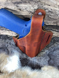 Leather Thumb Break OWB Holster Pattern for Glock 17/22/31