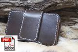 Leather Cell Phone Case - Horizontal PDF Pattern - Hoffmann Leather Works