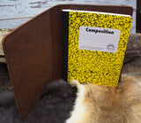Leather Composition Notebook Cover Patten PDF File, Portfolio Cover Composition Notebook - Hoffmann Leather Works