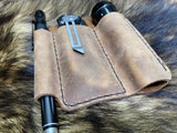EDC Leather Holster Pattern.  Make your own leather Holster for Everyday Carry and Organizer - Hoffmann Leather Works