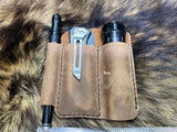 EDC Leather Holster Pattern.  Make your own leather Holster for Everyday Carry and Organizer - Hoffmann Leather Works