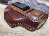 IWB Springfield Armory Hellcat Handmade Leather Holster - Hoffmann Leather Works