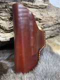 IWB Springfield Armory Hellcat Handmade Leather Holster - Hoffmann Leather Works