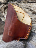 IWB Springfield Armory Hellcat Handmade Leather Holster - Hoffmann Leather Works