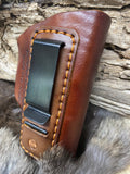 IWB Springfield Armory Hellcat Handmade Leather Holster - Hoffmann Leather Works