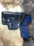 IWB Leather Holster with Monoblock Clip for Glock 43x