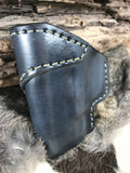 IWB Leather Holster with Monoblock Clip for Glock 43x