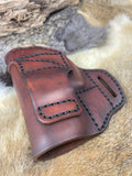 Avenger style leather holster fits Walther PPK