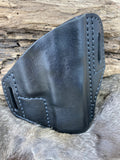 Leather Holster fits Glock 19 Pancake style leather holster No Sweat Guard
