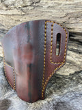 Leather Holster fits Glock 19 Pancake style leather holster No Sweat Guard