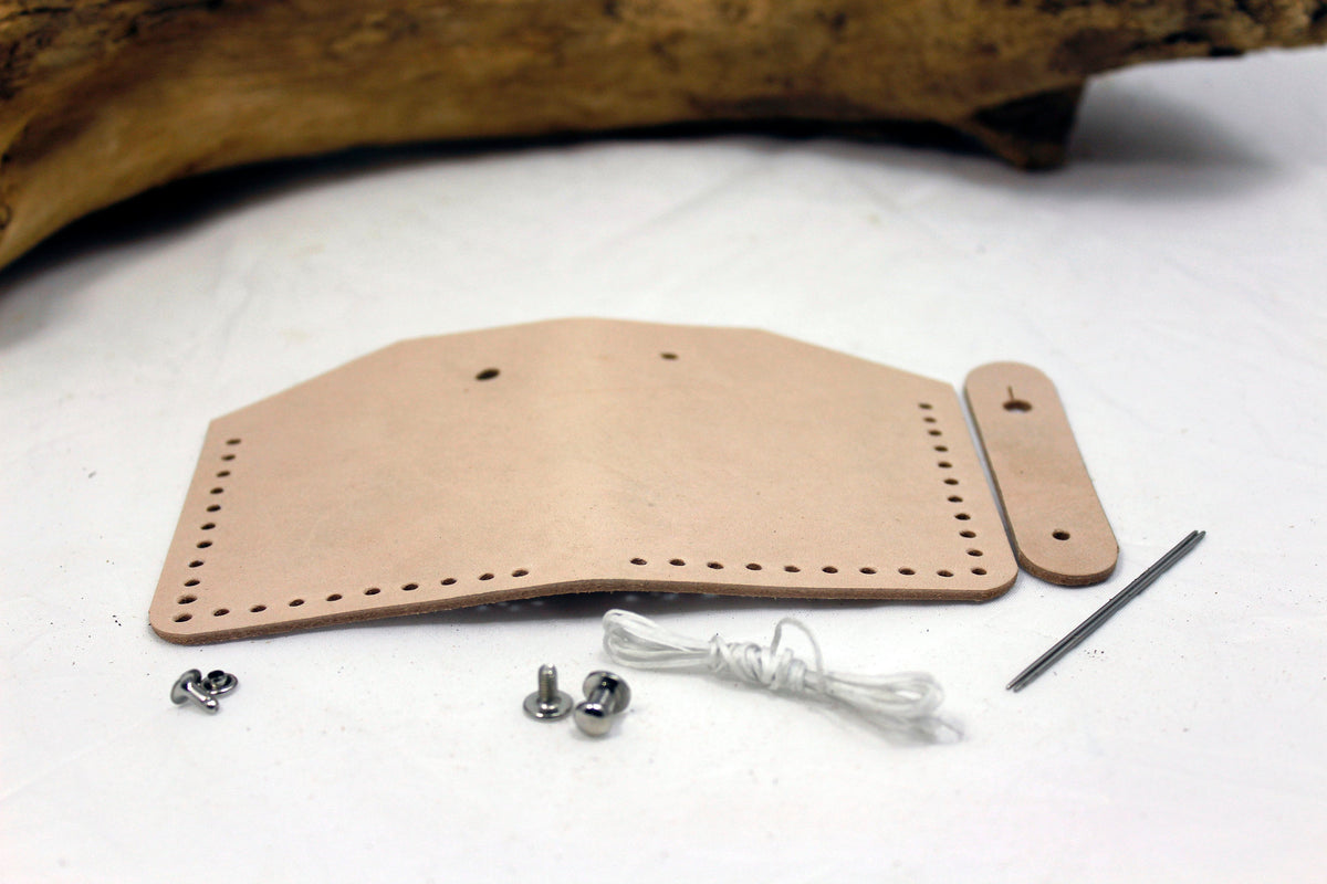 Khaki Leather Key Holder Kit DIY Leather Key Wallet Kit DIY Leather Pr –  Feltify