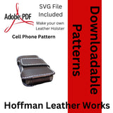 Leather Cell Phone Case - Horizontal PDF Pattern