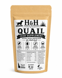 H&H Adult Quail Supplement Formula | Standard Daily Feed Topper for Coturnix Quail