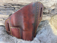 Leather Holster Pattern for Sig Sauer P365 X-Macro. OWB No Sweat Guard.