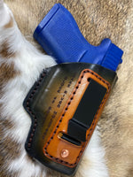 IWB Leather Holster for Glock 43 - Hoffmann Leather Works