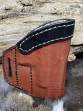 Glock 48 Avenger style leather holster - Hoffmann Leather Works