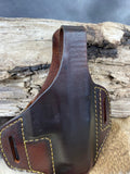 Glock 48 Pancake style leather holster with Thumb Break - Hoffmann Leather Works