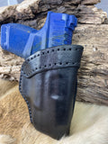 Springfield Armory Hellcat Handmade Leather Holster Taco Style - Hoffmann Leather Works