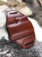 Leather Holster Pancake style For Ruger SR9 No Sweat Guard