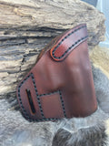 Avenger style leather holster fits Kahr CW45