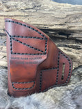 Avenger style leather holster fits Sig Sauer P320 X-Carry 3.9