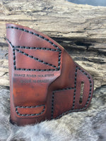 Avenger style leather holster fits Glock 48