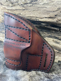 Avenger style leather holster fits Glock 48