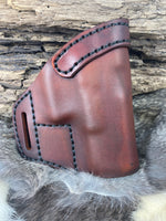 Avenger style leather holster fits Ruger SR9c SRA225