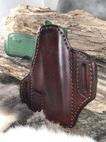 Leather Pancake Style Holster made for Sig Sauer P320 X-Carry 3.9in SRO225