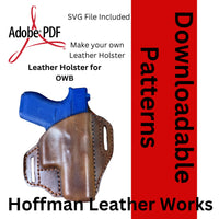 OWB Leather Holster Pattern for Springfield Armory Hellcat