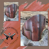 Glock 48 Leather Holster Pancake style leather holster No Sweat Guard