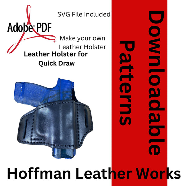 Quick Draw Leather Holster Pattern for Springfield Hellcat