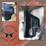 Taco Style Leather Holster for Springfield Armory Hellcat – Handmade in Idaho