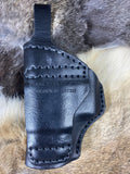 Taco Style Leather Holster with a Strap for Staccato C2