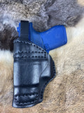 Taco Style Leather Holster with a Strap for Staccato C2