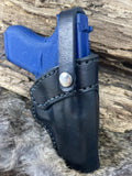 Taco Style Leather Holster with a Strap for Staccato C2