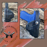 Taco Style Leather Holster with a Strap for Glock 48 SRT325