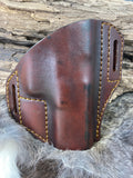 Leather Holster fits Glock 19x Pancake style leather holster No Sweat Guard