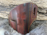 Leather Holster for Glock 17 OWB No Sweat Guard