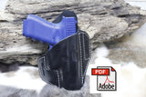 Leather Holster Pattern for Glock 19.  Make your own leather Holster for your Glock 19. - Hoffmann Leather Works