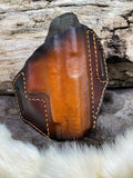 Glock 48 Pancake style leather holster - Hoffmann Leather Works