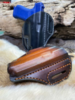 Glock 48 Pancake style leather holster - Hoffmann Leather Works