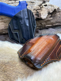 Glock 48 Pancake style leather holster - Hoffmann Leather Works