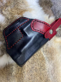 Avenger Style Leather Holster with a Strap for Glock 48 - Hoffmann Leather Works