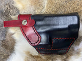 Avenger Style Leather Holster with a Strap for Glock 48 - Hoffmann Leather Works