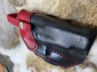 Avenger Style Leather Holster with a Strap for Glock 48 - Hoffmann Leather Works